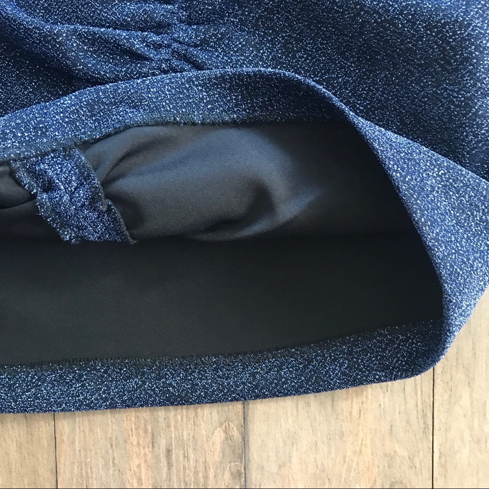 ZARA Navy Cocktail Mini Skirt - Picture 8 of 8